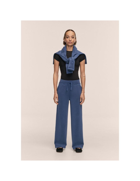Spodnie damskie casall peachy straight leg jogger kolor granatowy