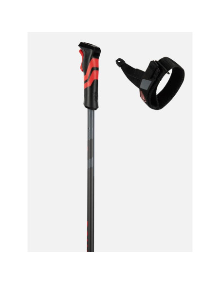 Kije narciarskie rossignol tactic carbon clip red czerwony