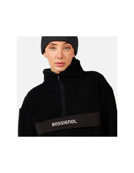 Bluza damska rossignol w alltrack hz fleece czarna