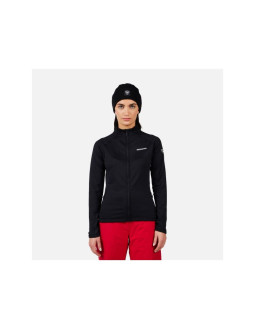 Bluza damska rossignol w blackside mix hz fleece czarna