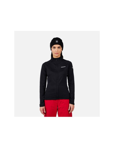Bluza damska rossignol w blackside mix hz fleece czarna
