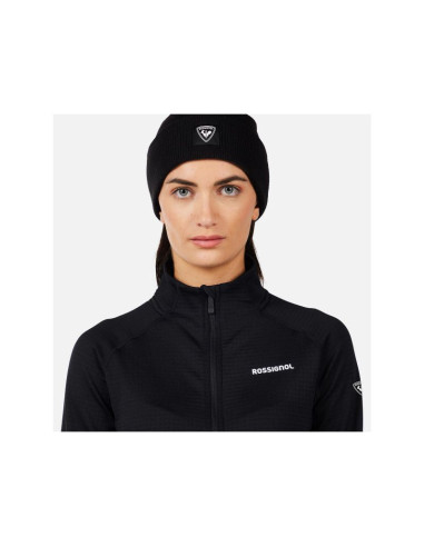 Bluza damska rossignol w blackside mix hz fleece czarna