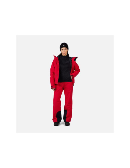 Bluza damska rossignol w blackside mix hz fleece czarna