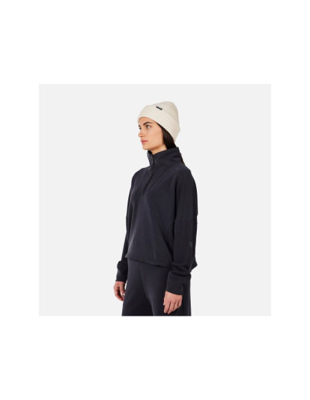 Bluza damska rossignol w chavanette hz scuba fleece czarna