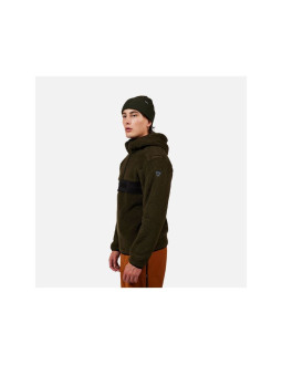 Bluza męska rossignol alltrack anorak fleece zielona
