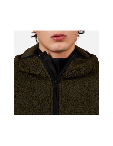 Bluza męska rossignol alltrack anorak fleece zielona