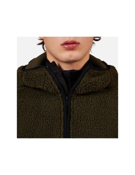 Bluza męska rossignol alltrack anorak fleece zielona