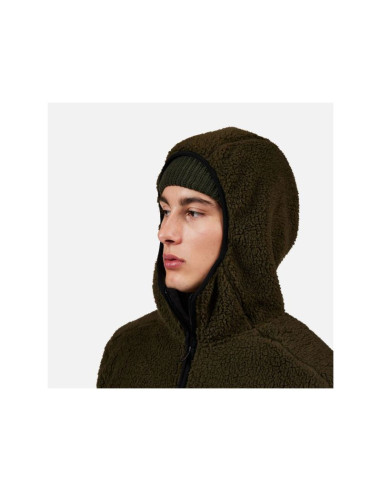 Bluza męska rossignol alltrack anorak fleece zielona