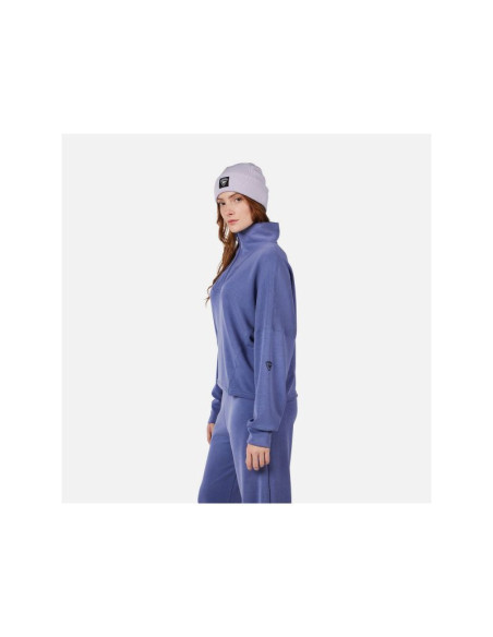 Bluza damska rossignol w chavanette hz scuba fleece niebieska