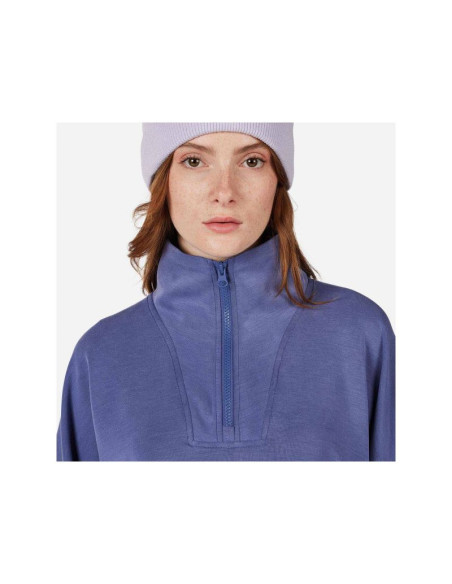 Bluza damska rossignol w chavanette hz scuba fleece niebieska