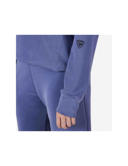 Bluza damska rossignol w chavanette hz scuba fleece niebieska
