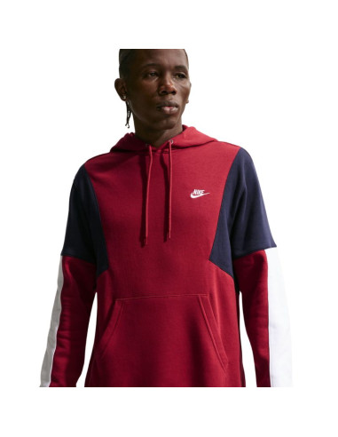 Dres męski nike sportswear club bordowy hv1165 613