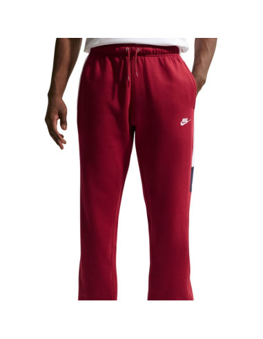 Dres męski nike sportswear club bordowy hv1165 613