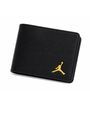 Portfel skórzany air jordan jumpman ingot bifold black czarny - ma0819-023