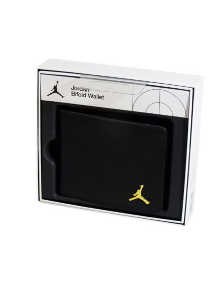 Portfel skórzany air jordan jumpman ingot bifold black czarny - ma0819-023