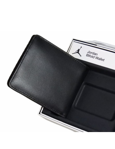 Portfel skórzany air jordan jumpman ingot bifold black czarny - ma0819-023