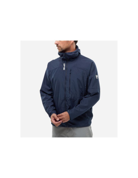Kurtka męska millet parmelan windbreaker hoodie m granatowa