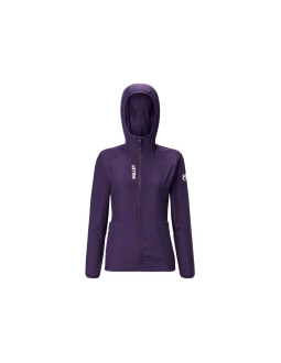 Kurtka damska millet parmelan windbreaker hoodie w fioletowa