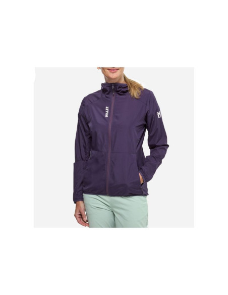 Kurtka damska millet parmelan windbreaker hoodie w fioletowa