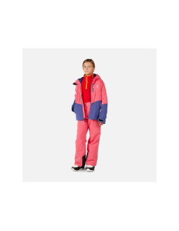 Spodnie narciarskie dziecięce rossignol girl insulated ski pant różowe 2