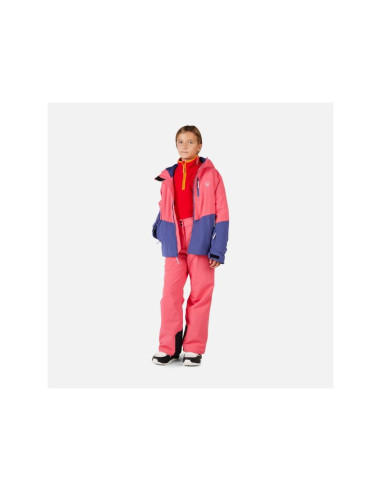 Spodnie narciarskie dziecięce rossignol girl insulated ski pant różowe