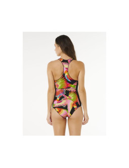 Kostium damski rip curl mirage zip front one piece multikolor 2