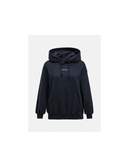 Bluza peak performance w original terry hood czarny