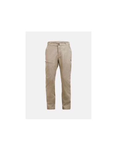 Spodnie męskie peak performance m iconiq pants kolor beżowy