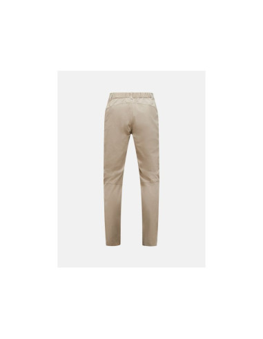 Spodnie damskie peak performance w iconiq pants kolor beżowy