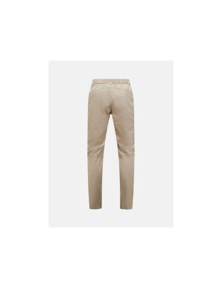 Spodnie damskie peak performance w iconiq pants kolor beżowy