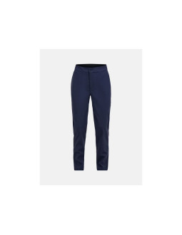 Spodnie damskie peak performance w player pants kolor granatowy