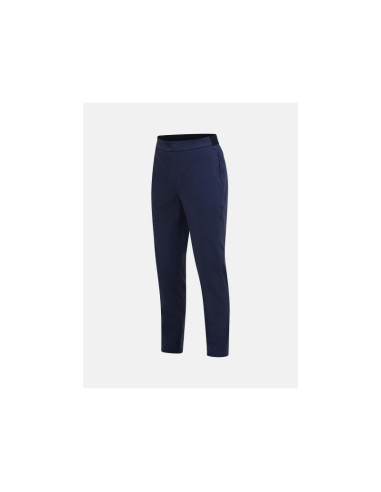 Spodnie damskie peak performance w player pants kolor granatowy