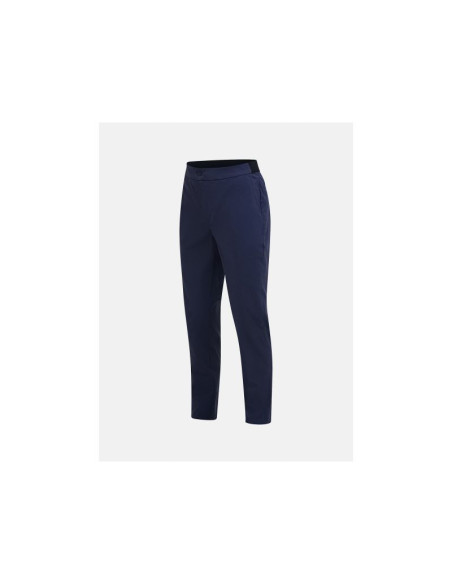 Spodnie damskie peak performance w player pants kolor granatowy