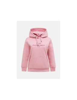 Bluza damska peak performance w original hood kolor różowy