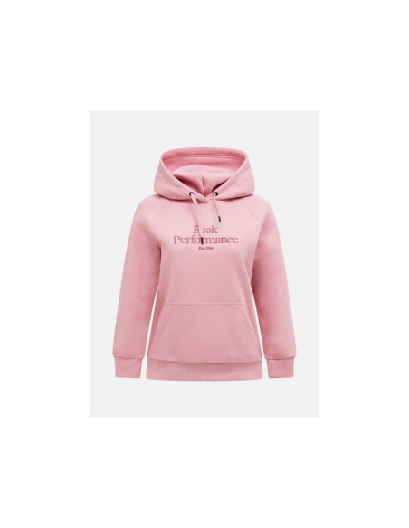 Bluza damska peak performance w original hood kolor różowy
