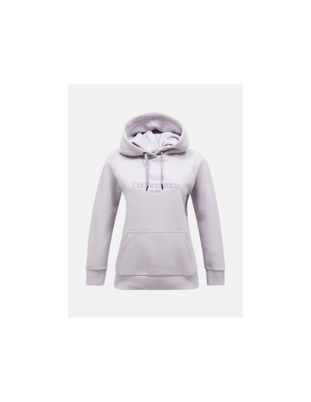 Bluza damska peak performance w original hood kolor szary