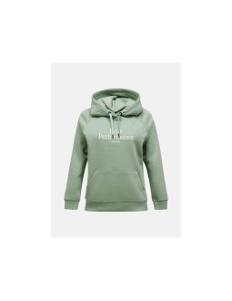 Bluza damska peak performance w original hood kolor zielony