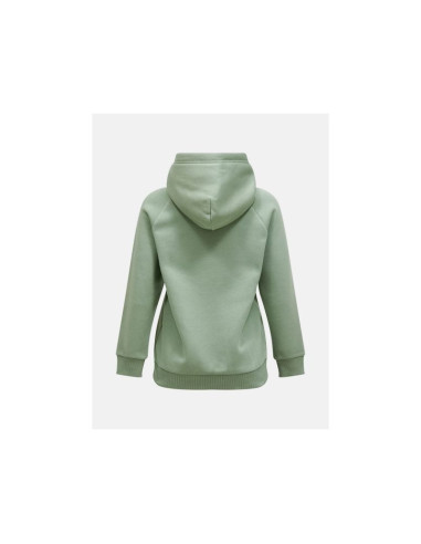 Bluza damska peak performance w original hood kolor zielony