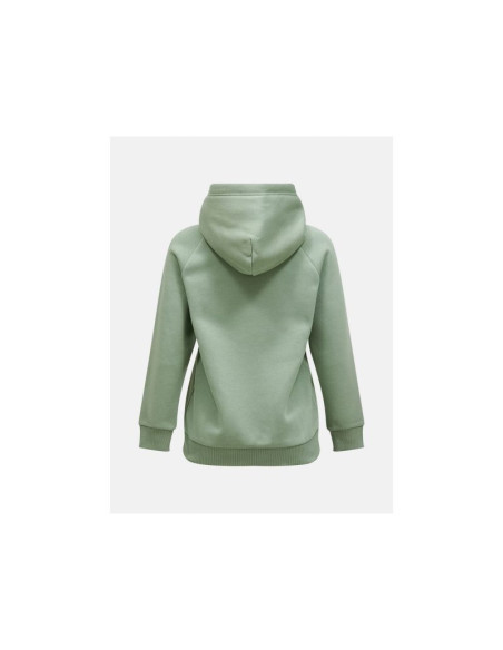 Bluza damska peak performance w original hood kolor zielony