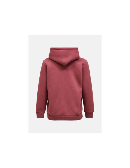 Bluza damska peak performance w original small logo hood kolor czerwony