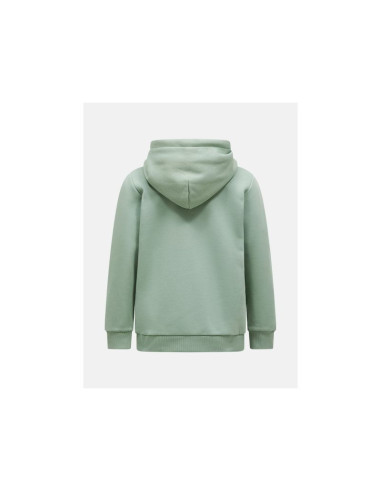 Bluza damska peak performance w original small logo hood kolor zielony