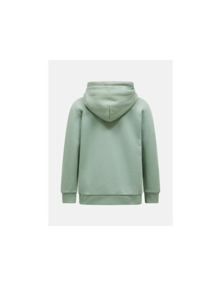 Bluza damska peak performance w original small logo hood kolor zielony