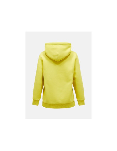 Bluza damska peak performance w original small logo hood kolor żółty