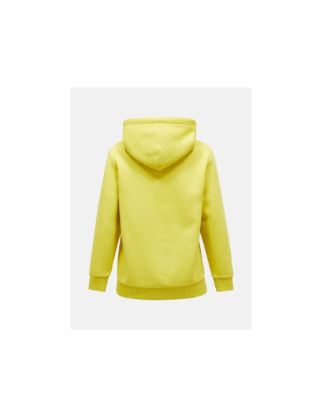 Bluza damska peak performance w original small logo hood kolor żółty