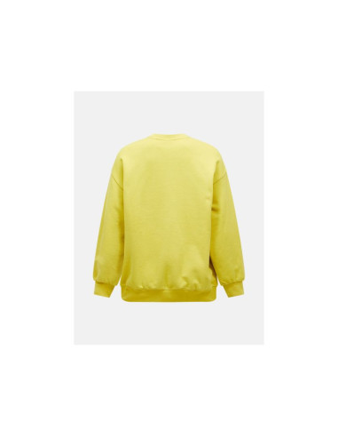 Bluza damska peak performance w terry graphic crew kolor żółty