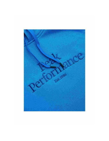 Bluza męska peak performance m original hood kolor niebieski