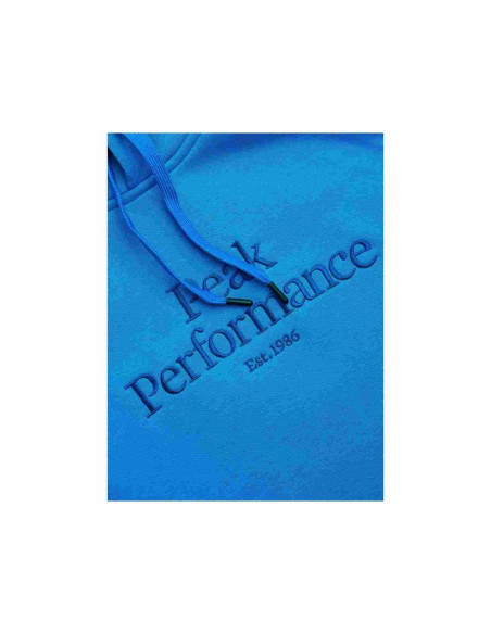 Bluza męska peak performance m original hood kolor niebieski