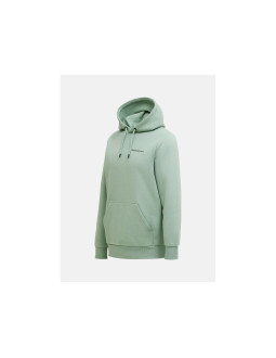 Bluza męska peak performance m original small logo hood kolor zielony