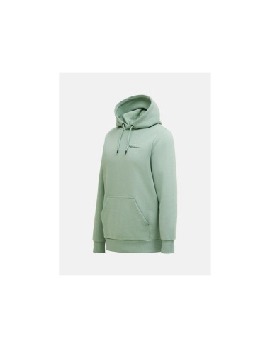 Bluza męska peak performance m original small logo hood kolor zielony