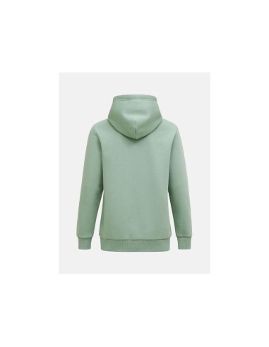 Bluza męska peak performance m original small logo hood kolor zielony